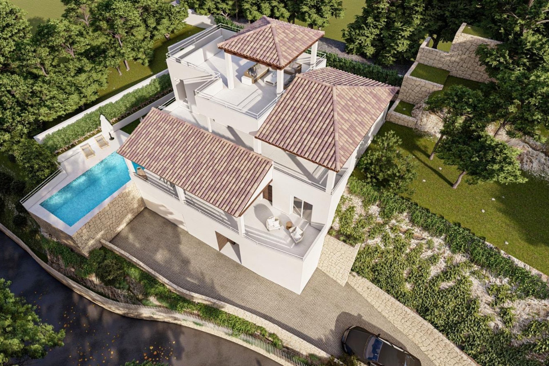 Nieuwbouw Woningen - Villa -
Altea