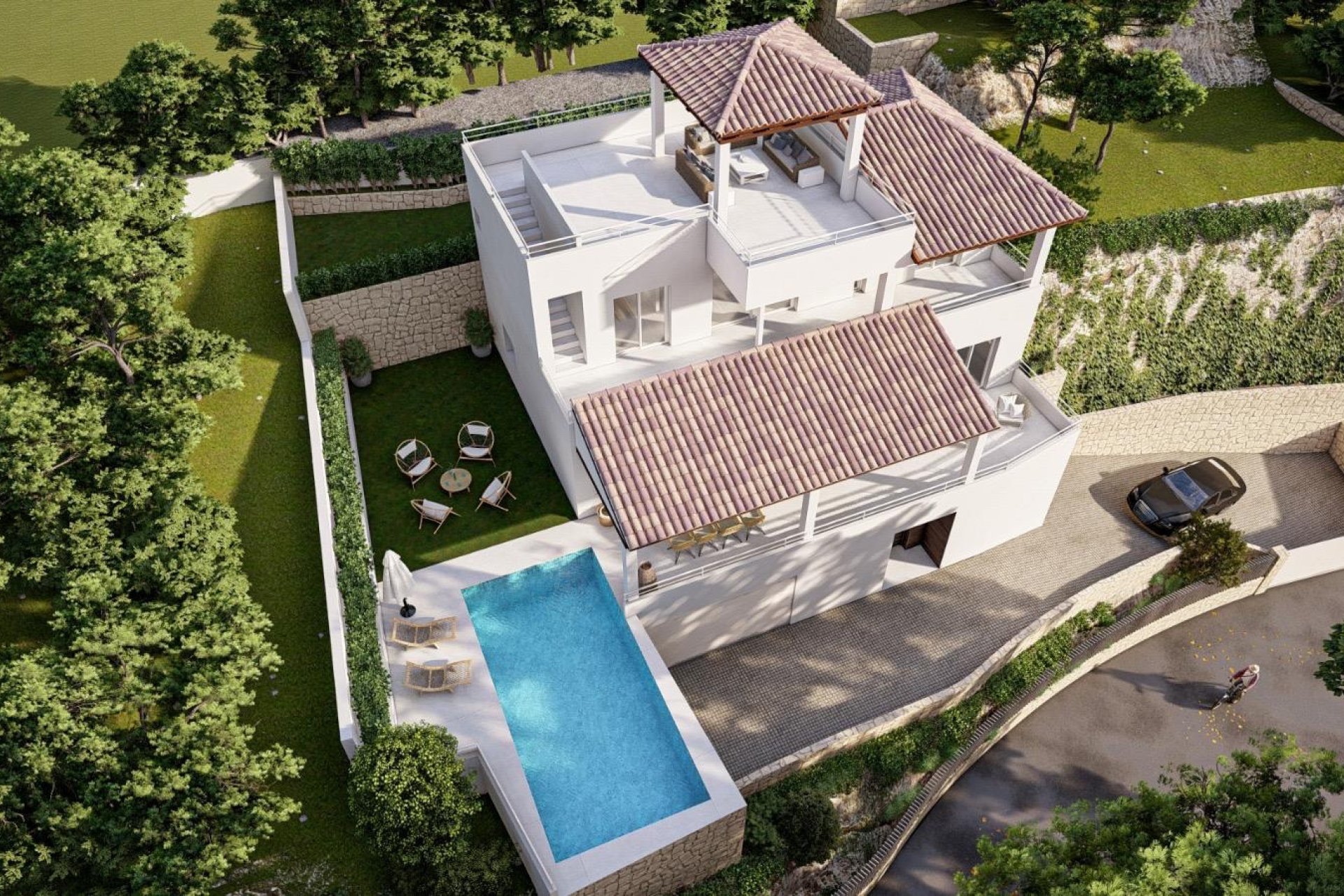 Nieuwbouw Woningen - Villa -
Altea