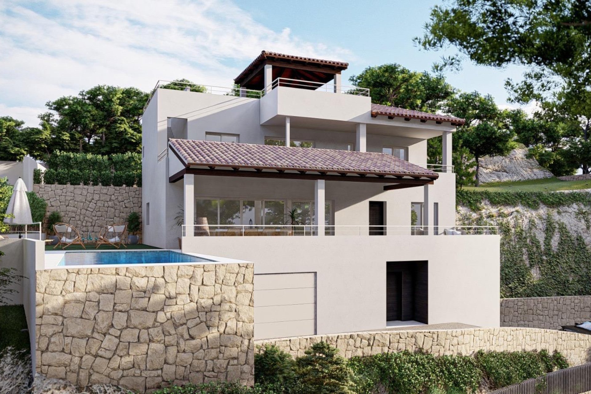 Nieuwbouw Woningen - Villa -
Altea