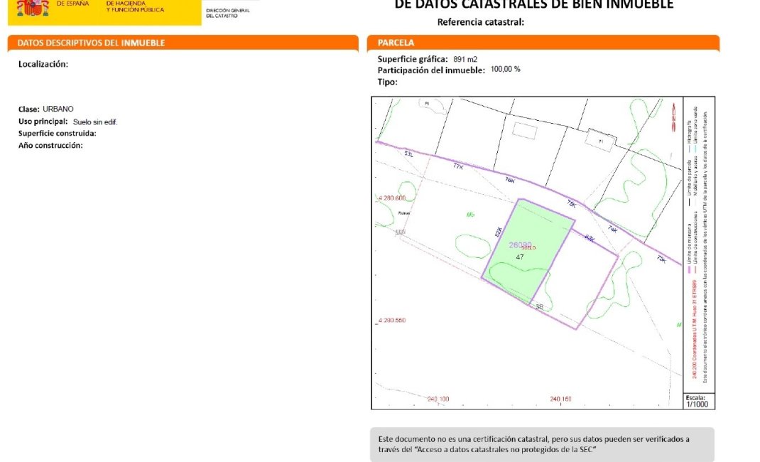 Resale - Plot / Land -
Calpe - Maryvilla